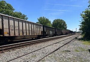 CSX Train and Tracks in Newport News. 2024.