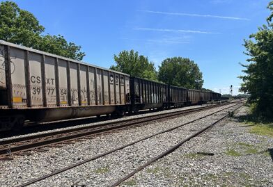 CSX Train and Tracks in Newport News. 2024.